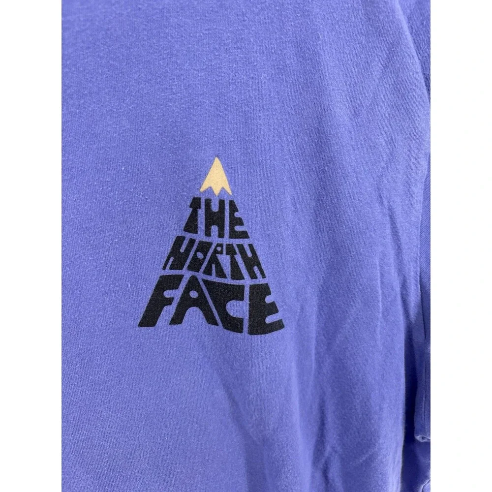 The North Face Men’s Purple Mountain Logo Graphic T-Shirt Size Large